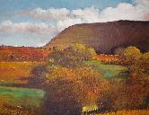 'Clouds over the Twmpa', an original oil painting on canvas by Crispin Thornton Jones � Crispin Thornton Jones 