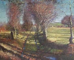 'Old Straight Track', from a series of limited edition prints by Crispin Thornton Jones � Crispin Thornton Jones 