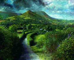 'The Black Hill', from the Under the Mountain series of limited edition prints by Crispin Thornton Jones © Crispin Thornton Jones 