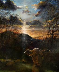 'Sunset', from a series of limited edition prints by Crispin Thornton Jones © Crispin Thornton Jones 