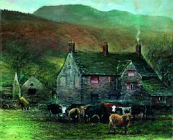 'Under the Sugarloaf', from a series of limited edition prints by Crispin Thornton Jones © Crispin Thornton Jones 